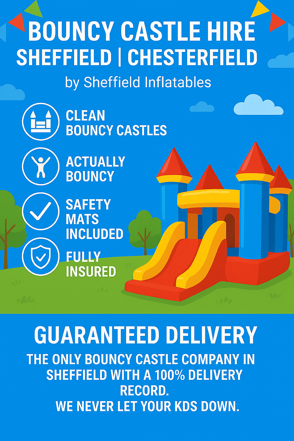 Image of Bouncy Castle Hire Sheffield Infographic Bouncy Castle Hire Sheffield Infographic