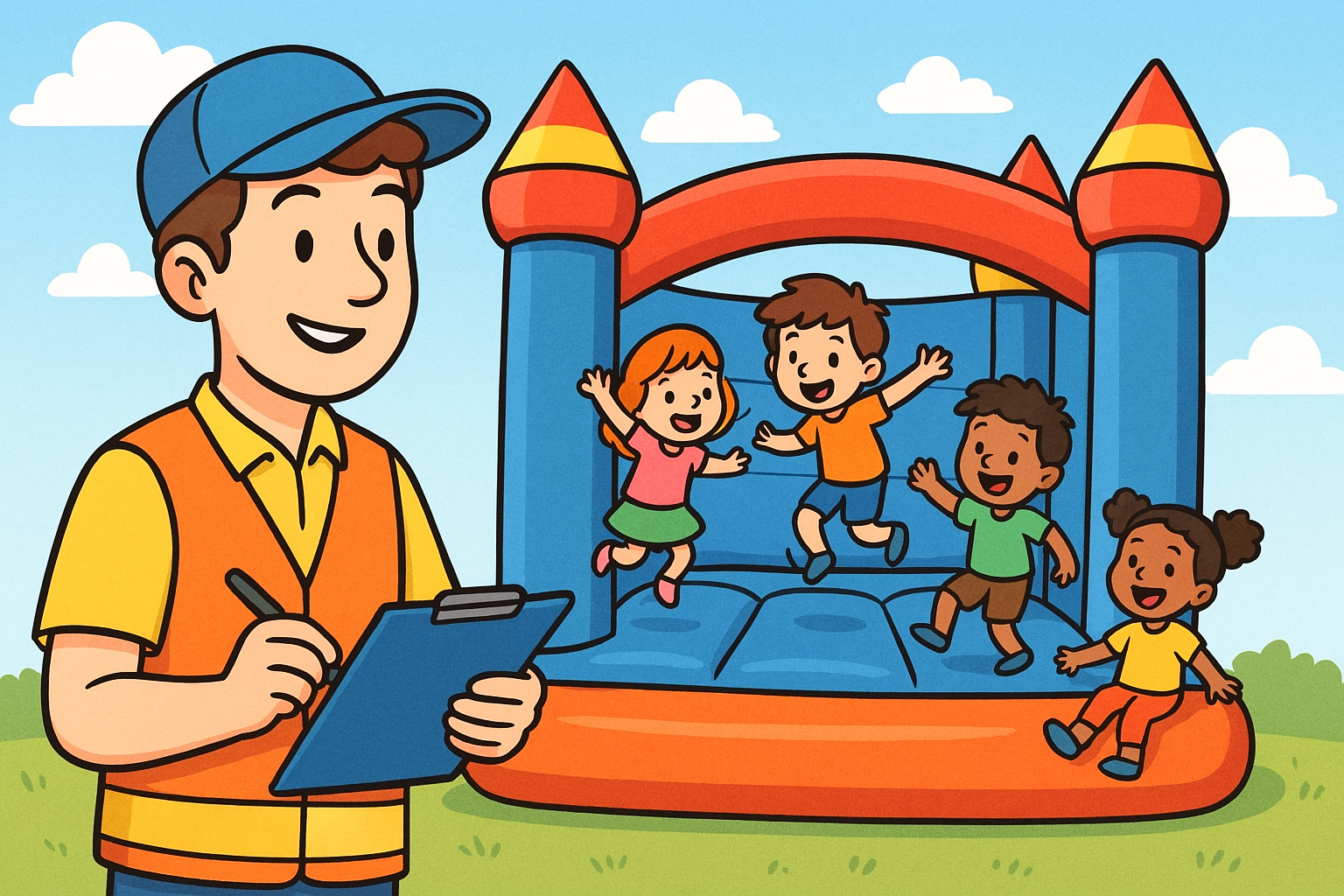 Image of bouncy castle safety Are bouncy castles safe image