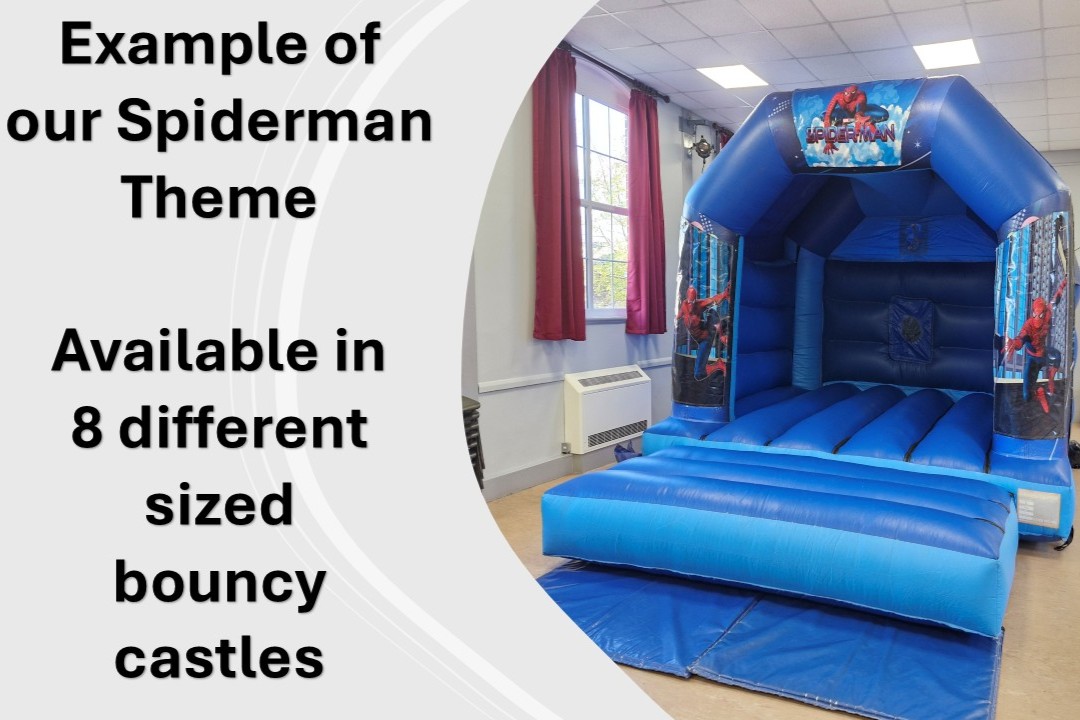 Photo example of a Spiderman theme Spiderman example theme